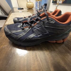 New Balance Black and Orange Running Shoes
